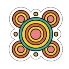 Geometric Memphis Pookalam